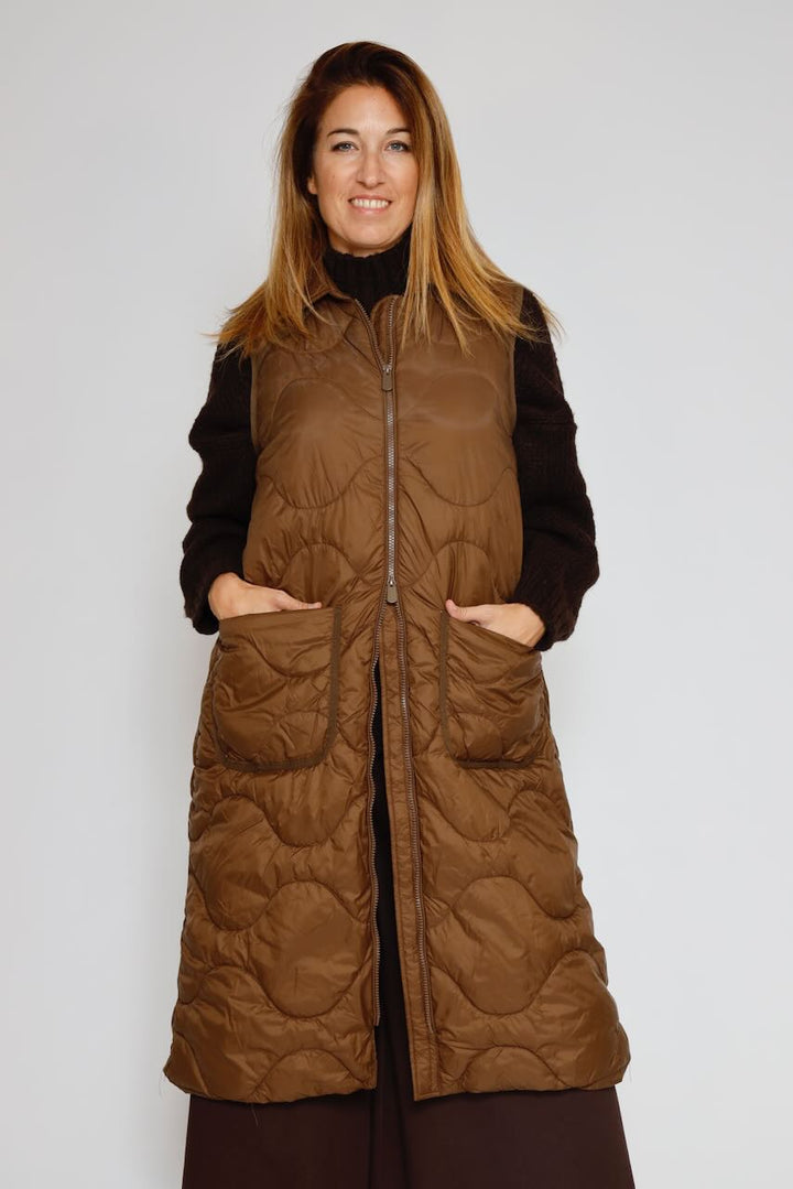 PLUMÍFERO CHALECO I8911G6824-MARRON