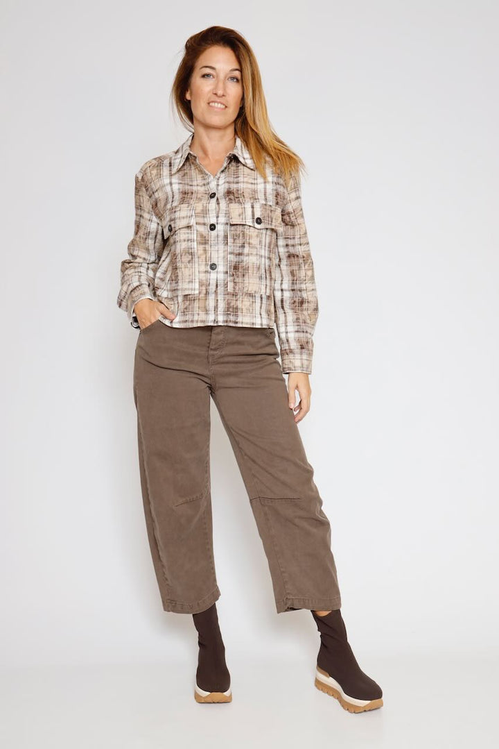 CAMISA C1I1DJG000-MARRON