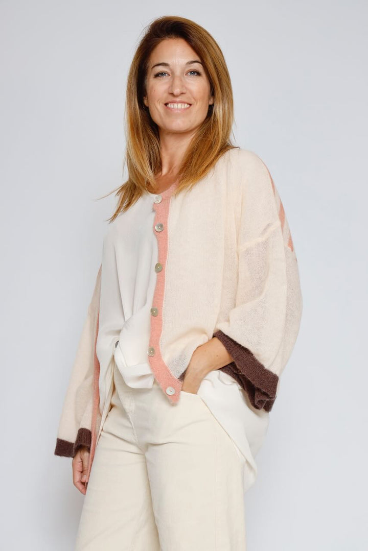 CARDIGAN A25IT521-ROSA
