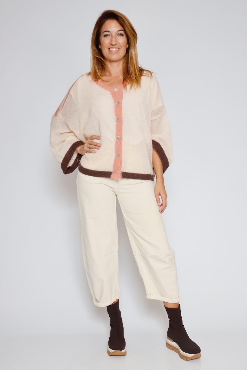 CARDIGAN A25IT521-ROSA
