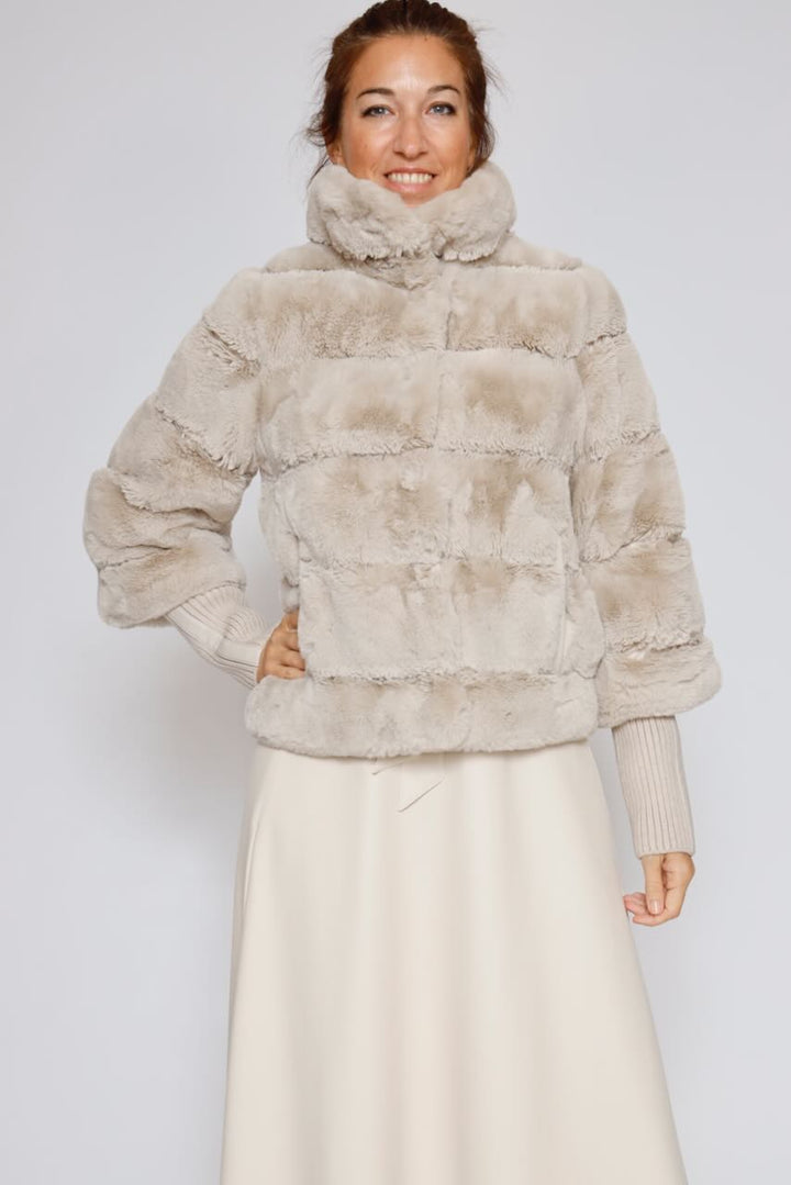 CHAQUETA FELINE.7002512-LATTE