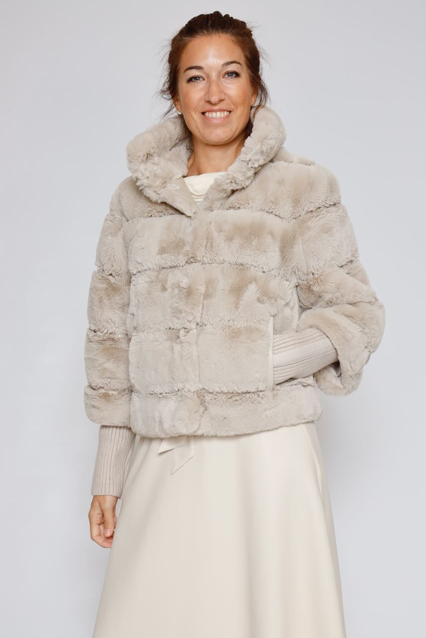 CHAQUETA FELINE.7002512-LATTE