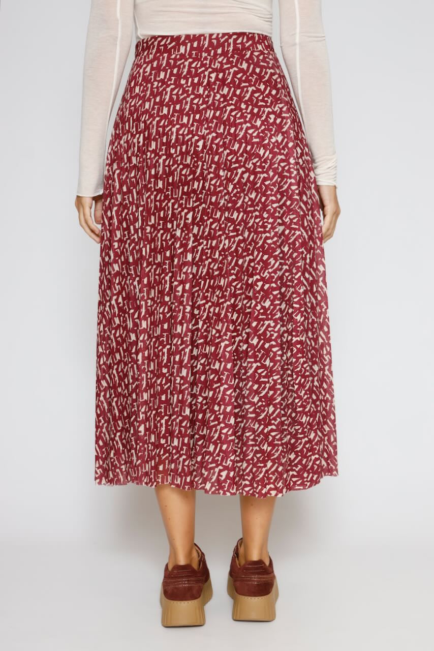 FALDA FEBE.7002511-BURDEOS