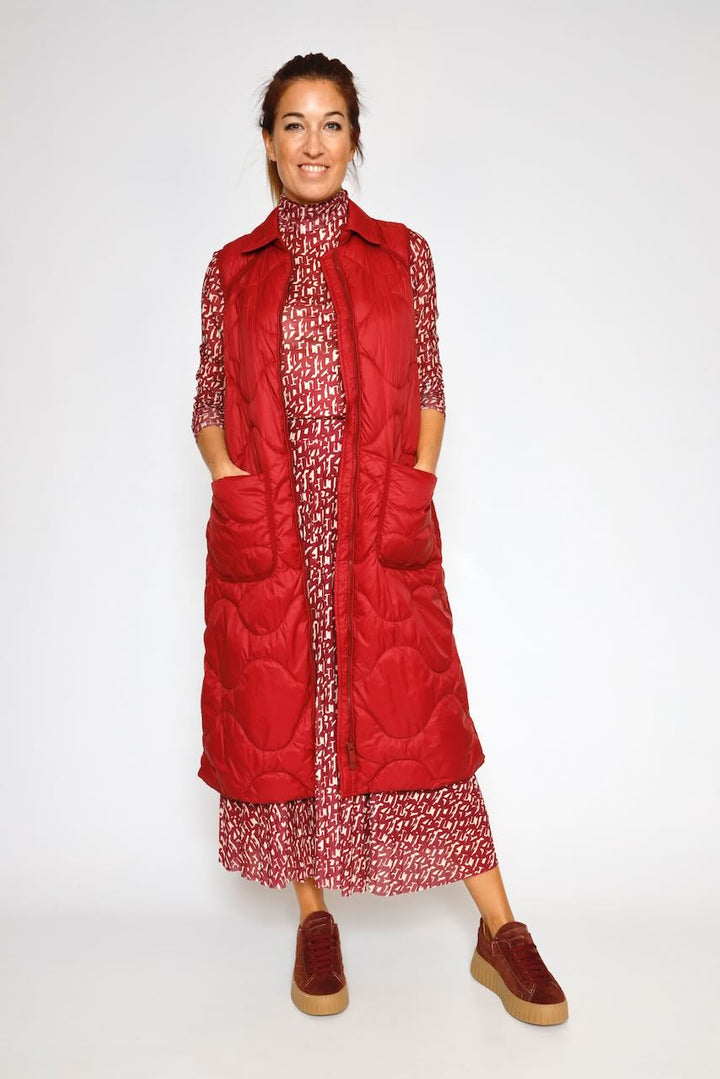 PLUMIFERO CHALECO I8911G6824-BURDEOS