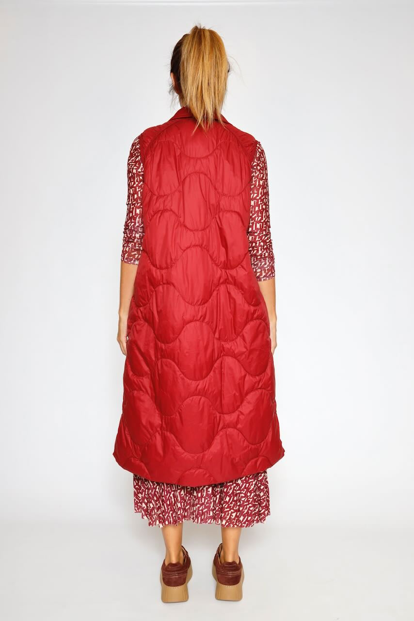 PLUMIFERO CHALECO I8911G6824-BURDEOS