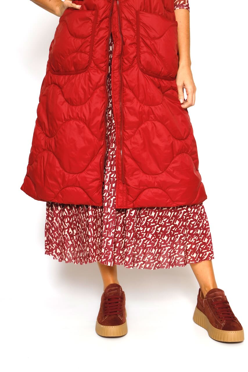 PLUMIFERO CHALECO I8911G6824-BURDEOS