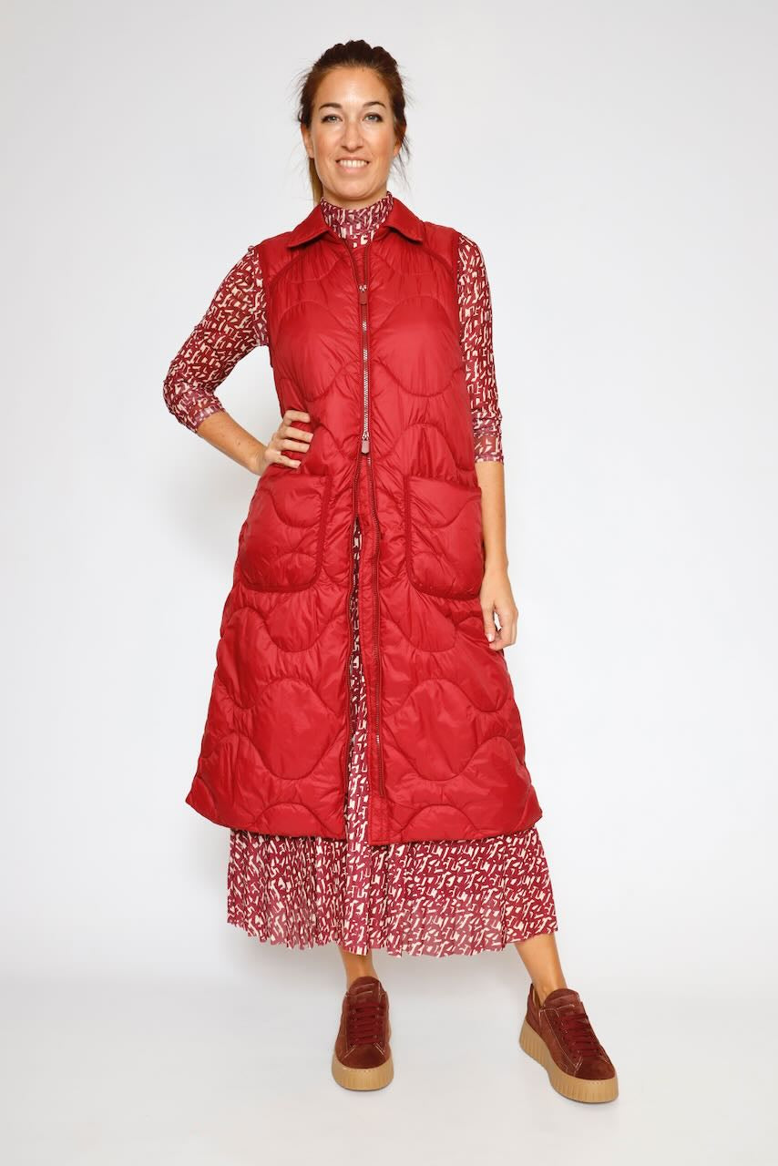 PLUMIFERO CHALECO I8911G6824-BURDEOS