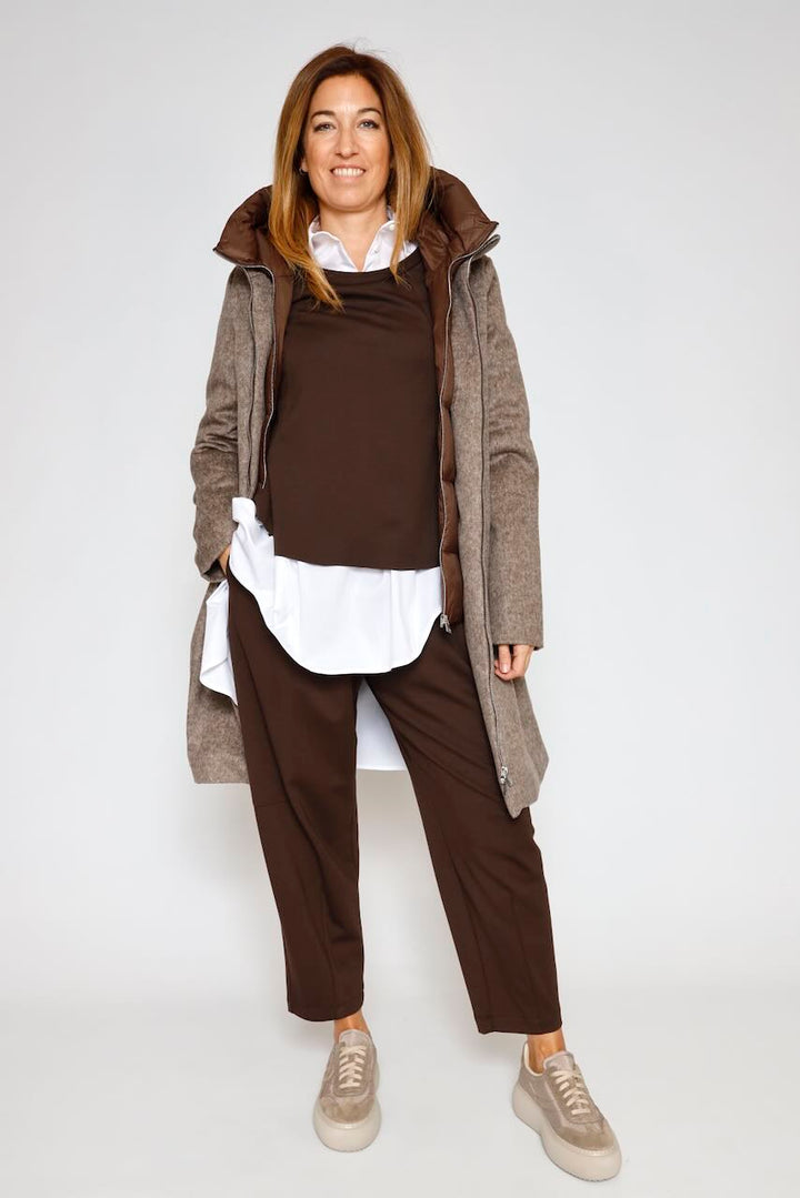 ABRIGO ACOLCHADO I8911P63-MARRON