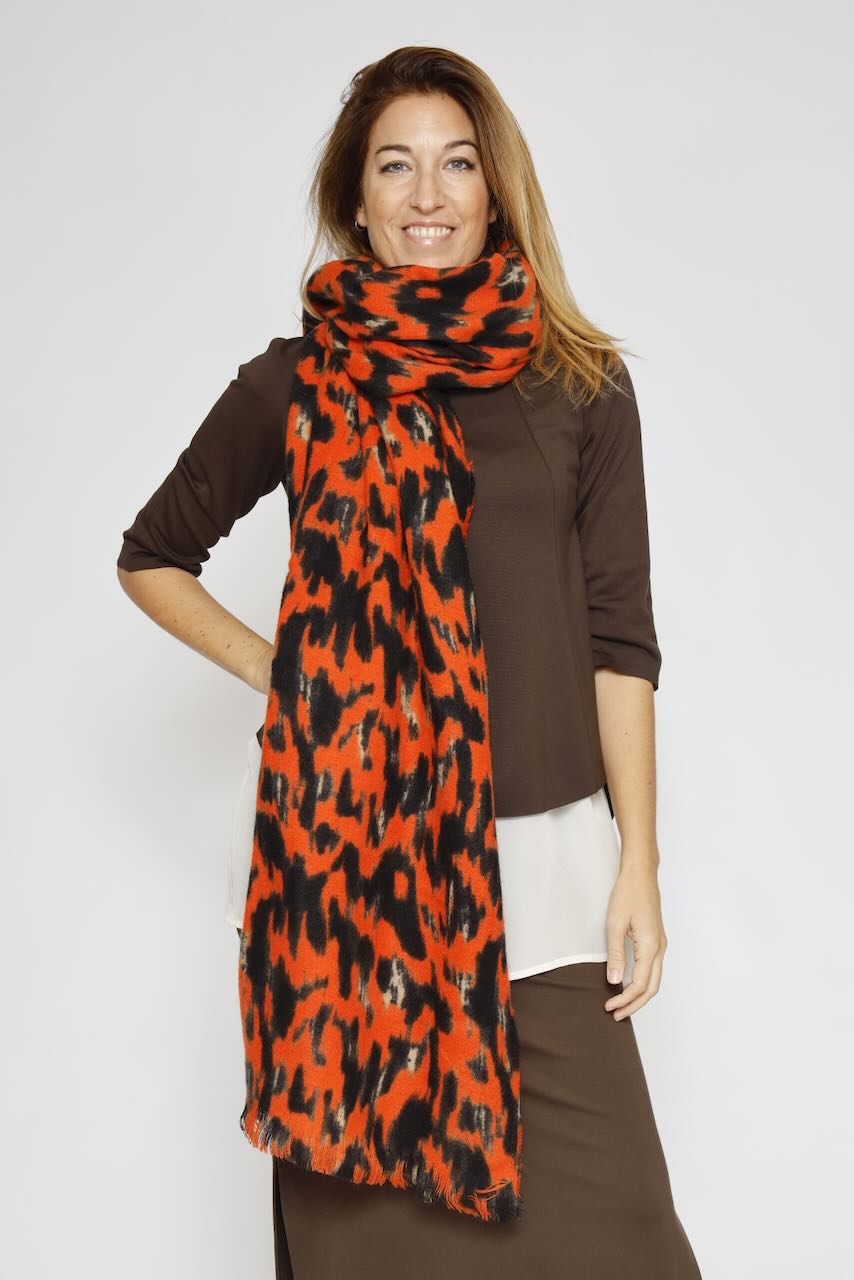 BUFANDA MALIN.7002512-NARANJA