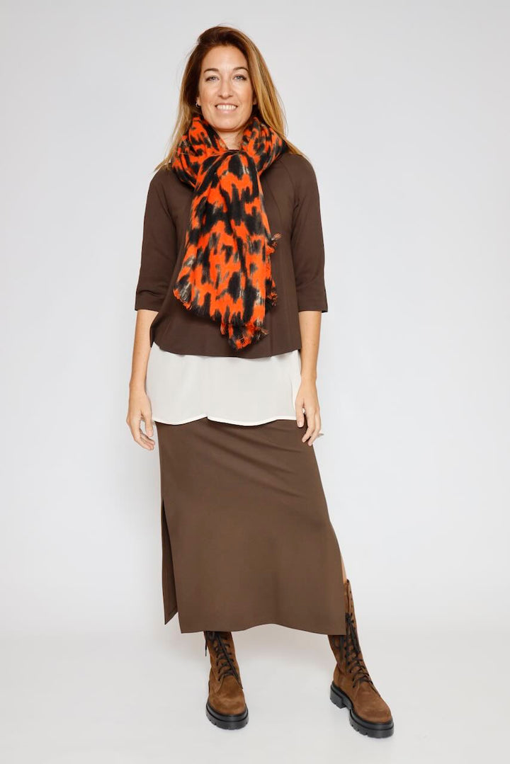 BUFANDA MALIN.7002512-NARANJA