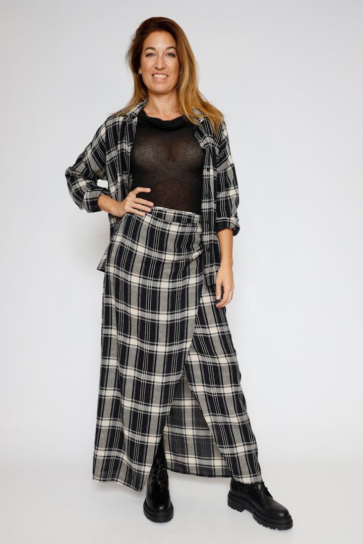 CAMISA I255114-AZUL/BEIGE