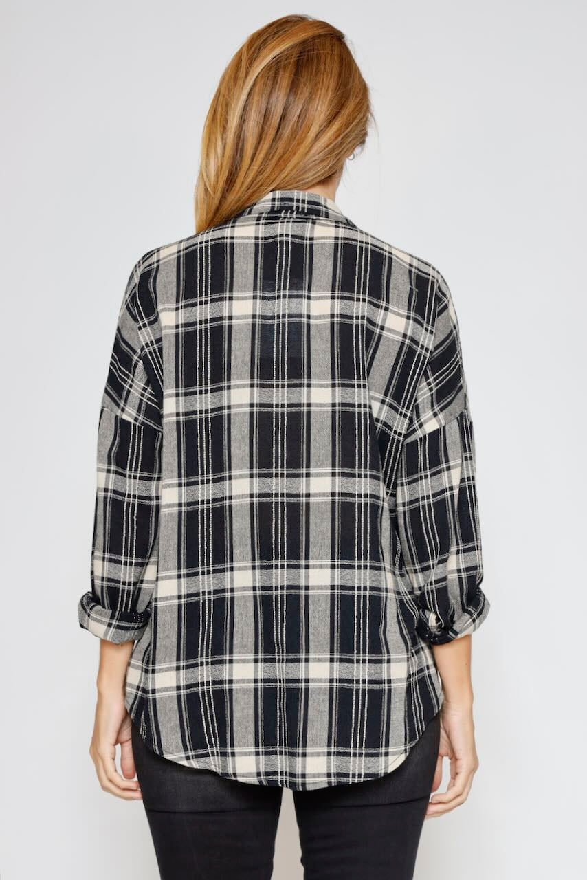 CAMISA I255114-AZUL/BEIGE