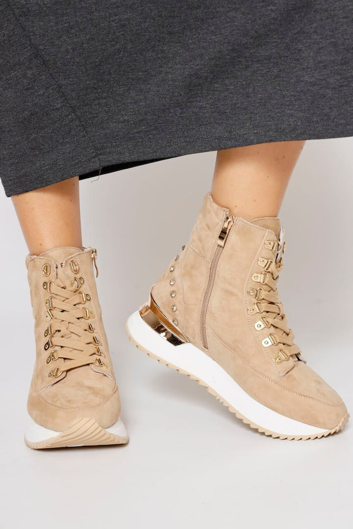 ZAPATILLA ABOTINADA I251507-CAMEL