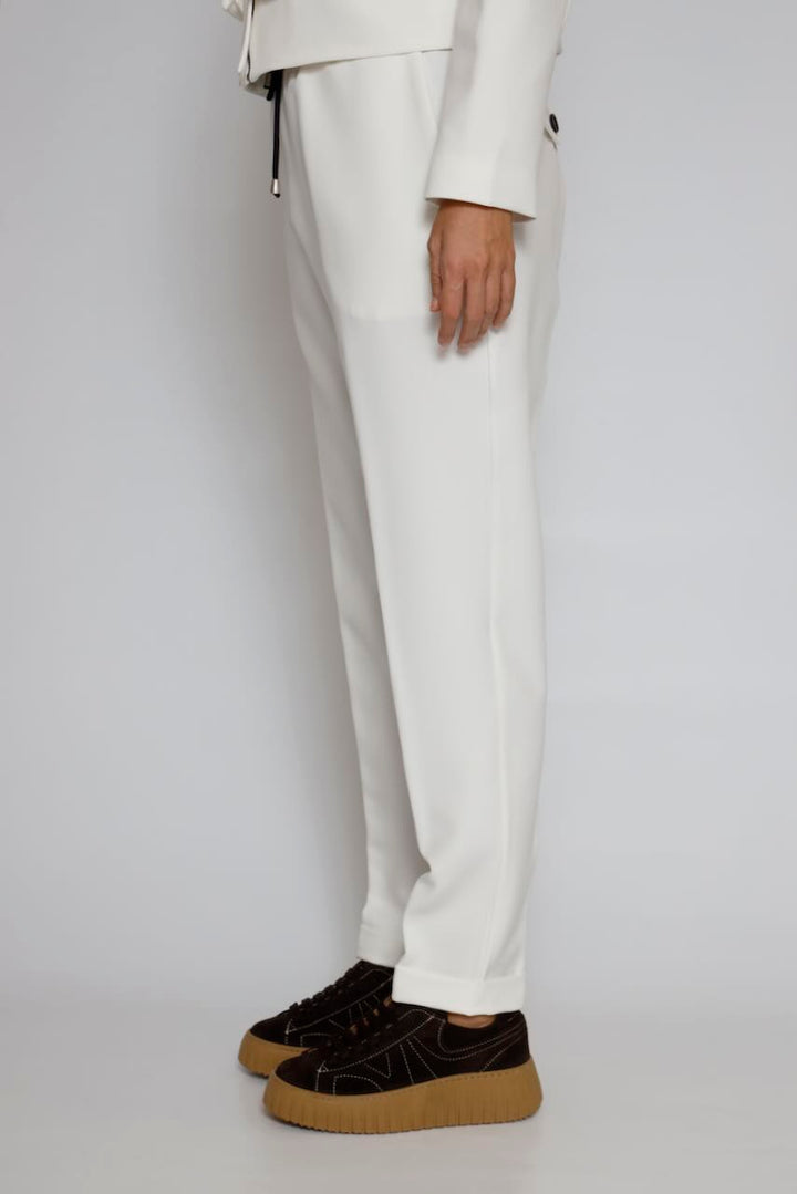 PANTALÓN CON CINTURILLA ELÁSTICA 54-5091-BLANCO