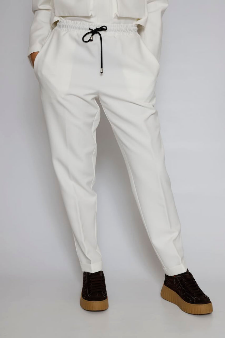 PANTALÓN CON CINTURILLA ELÁSTICA 54-5091-BLANCO