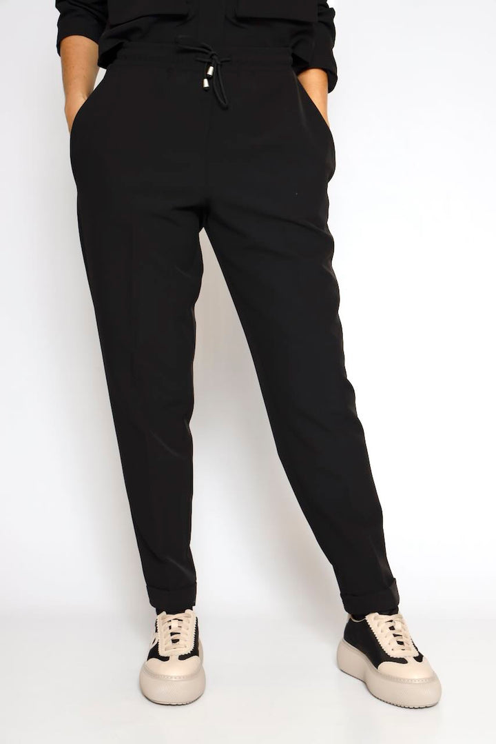 PANTALONES CON CINTURILLA ELÁSTICA 54-5091-NEGRO