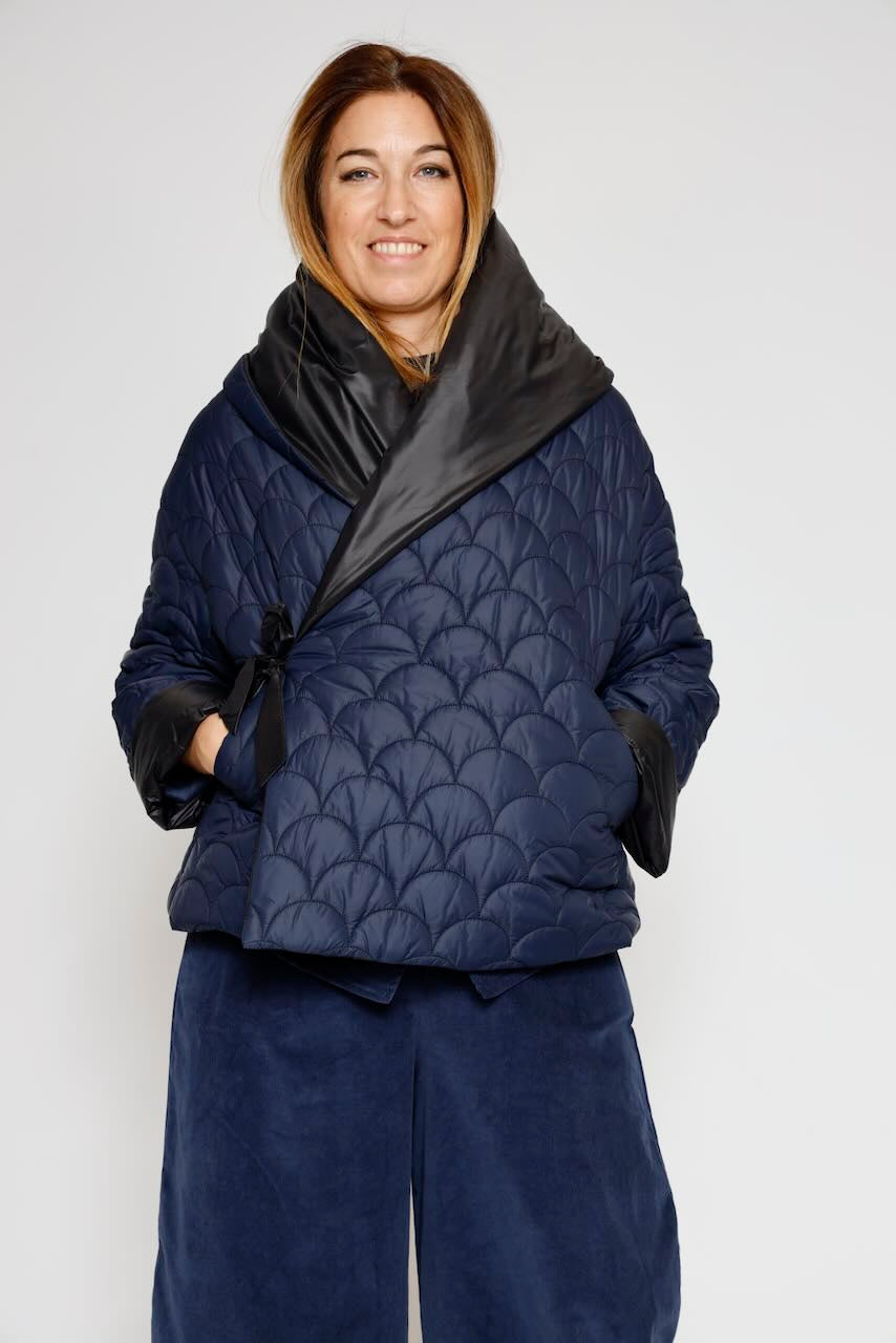 CHAQUETA REVERSIBLE A5BM5923-NEGRO/MARINO