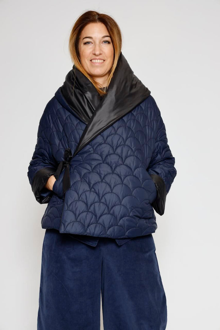 CHAQUETA REVERSIBLE A5BM5923-NEGRO/MARINO