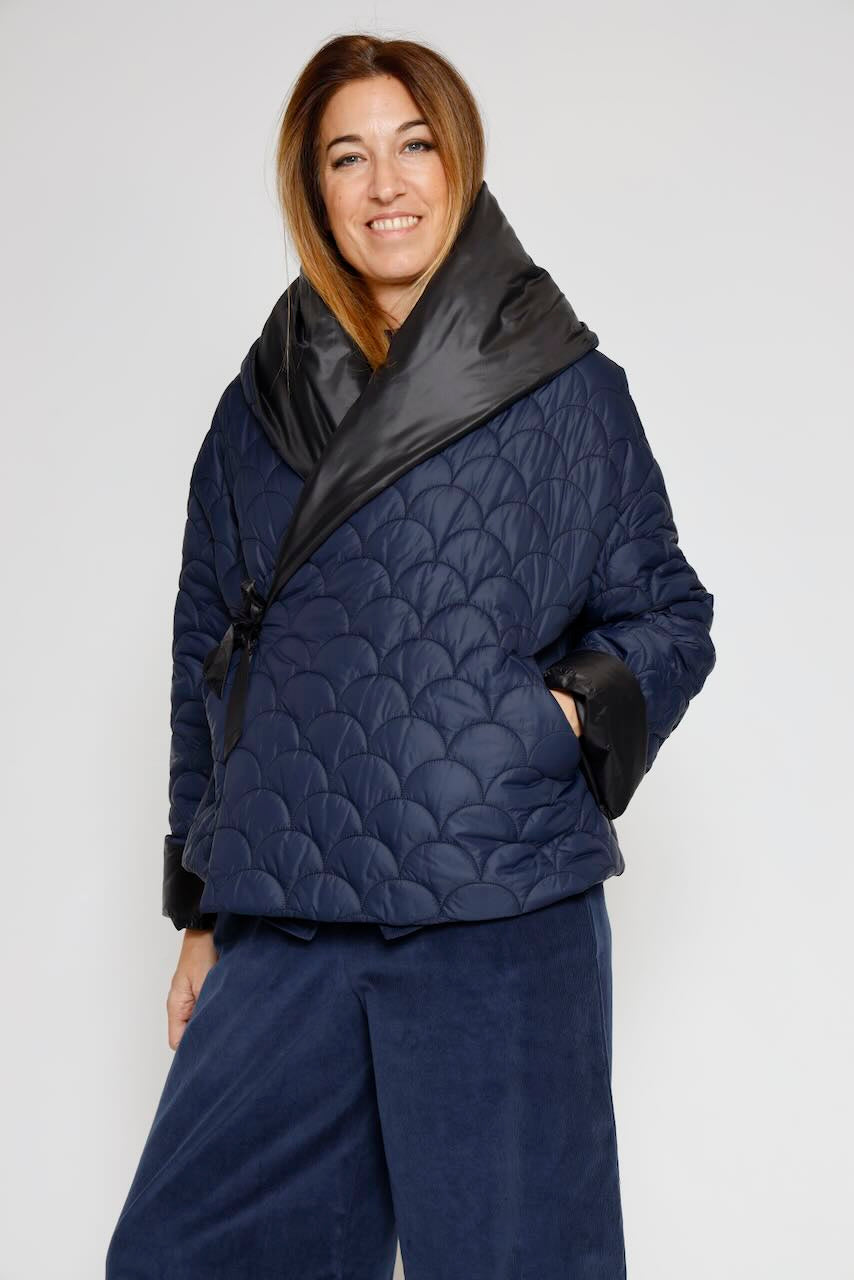 CHAQUETA REVERSIBLE A5BM5923-NEGRO/MARINO