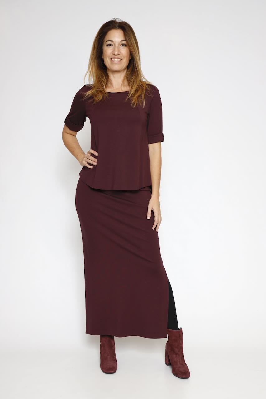 FALDA GLV6KHZ-GRANATE