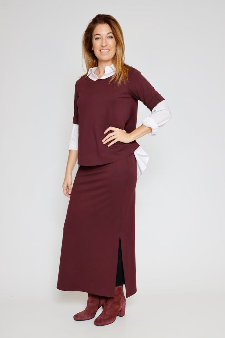 FALDA GLV6KHZ-GRANATE