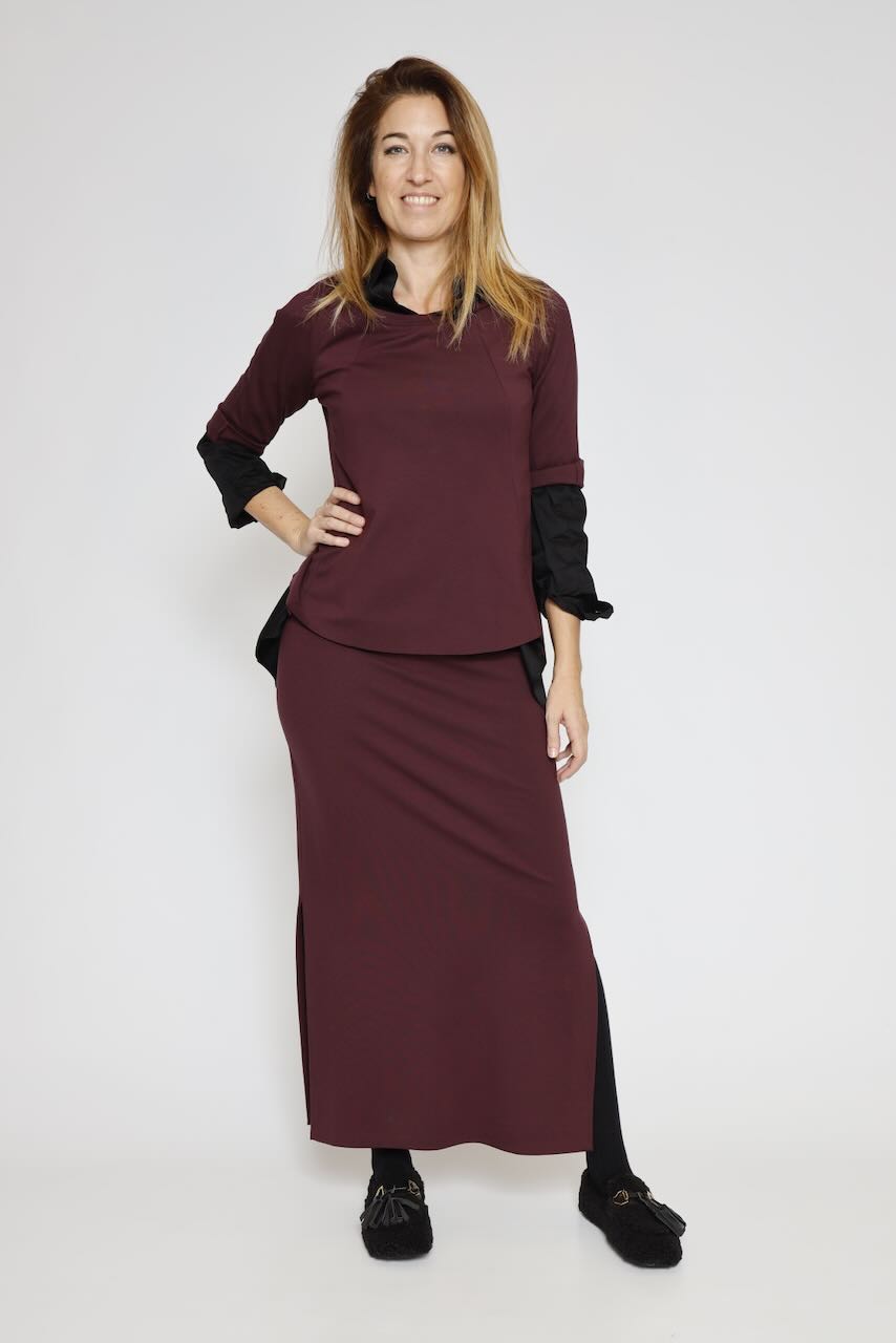 FALDA GLV6KHZ-GRANATE