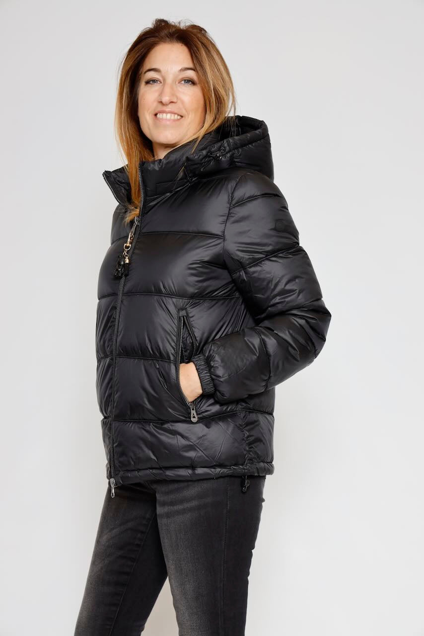 CHAQUETA ACOLCHADA M49491-NEGRO