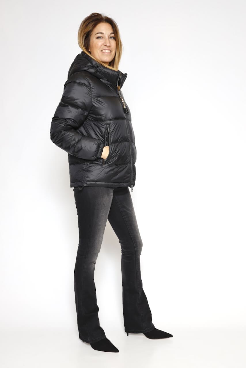CHAQUETA ACOLCHADA M49491-NEGRO