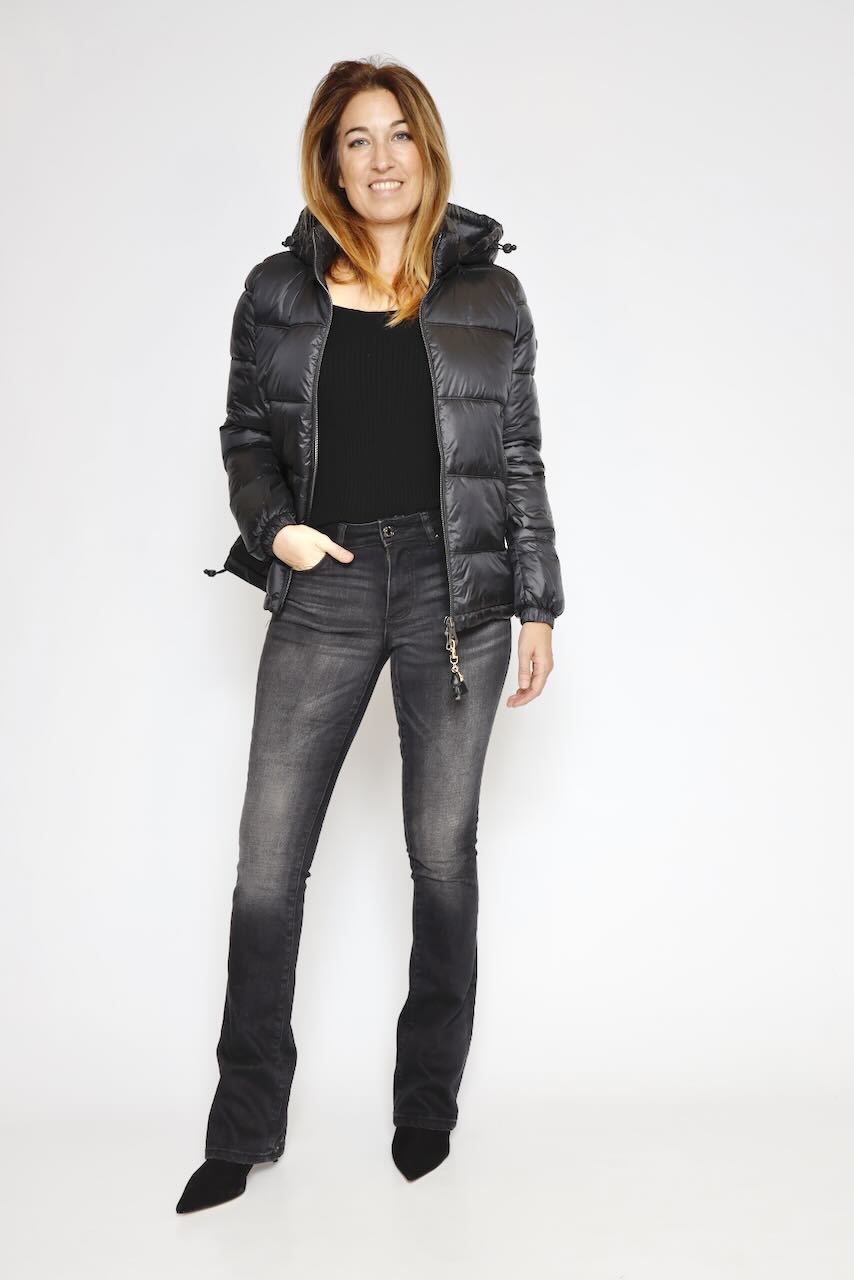 CHAQUETA ACOLCHADA M49491-NEGRO