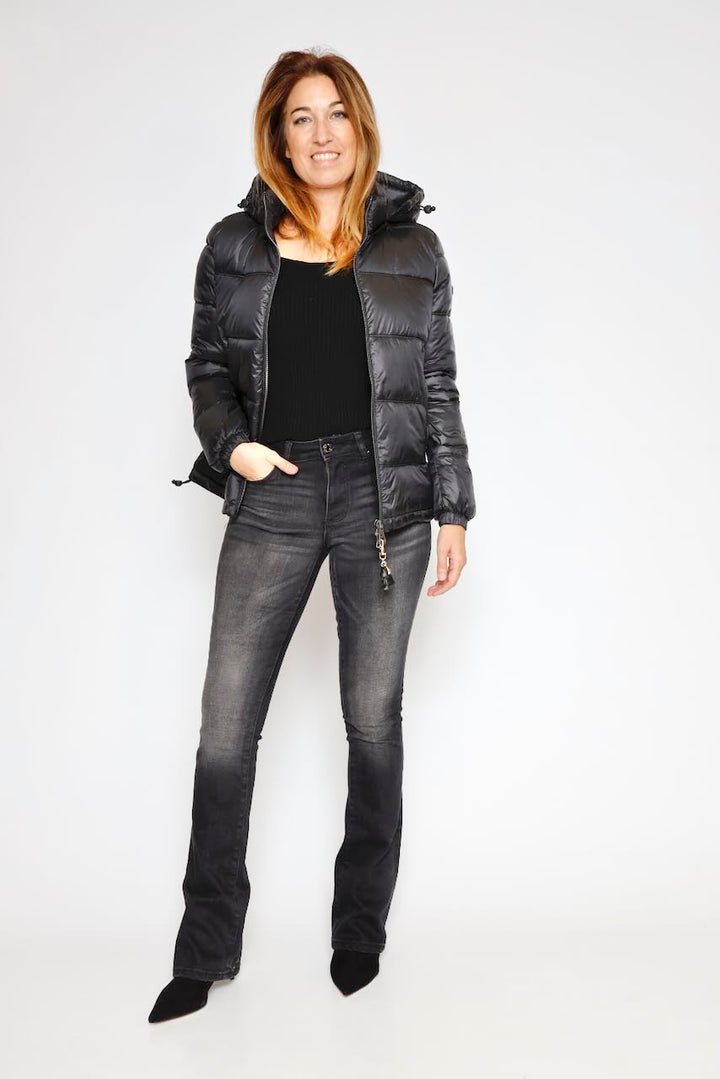 CHAQUETA ACOLCHADA M49491-NEGRO