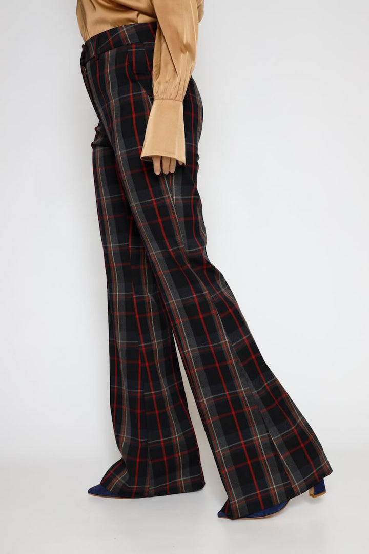 PANTALÓN WVA003W45995-ROJO/NEGRO