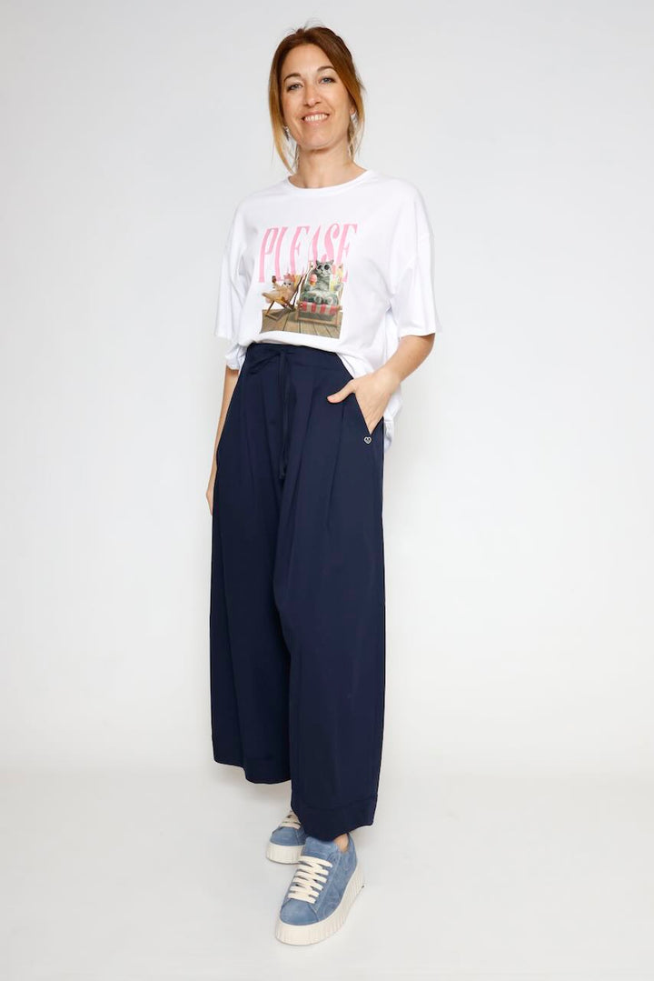 CAMISETA T7091306-BLANCO