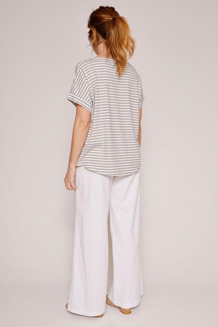 CAMISETA P26BU415-BLANCO/GRIS