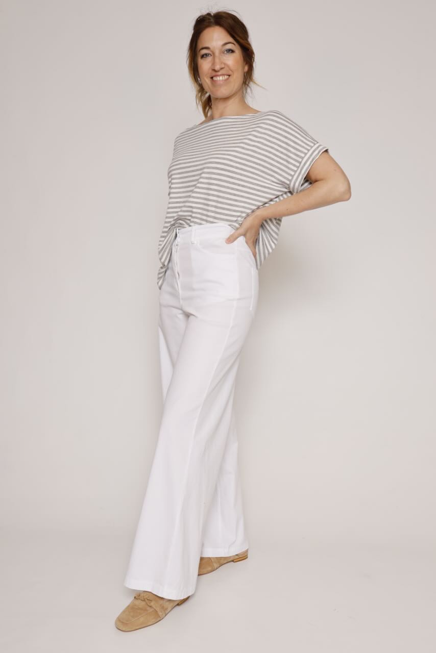 CAMISETA P26BU415-BLANCO/GRIS