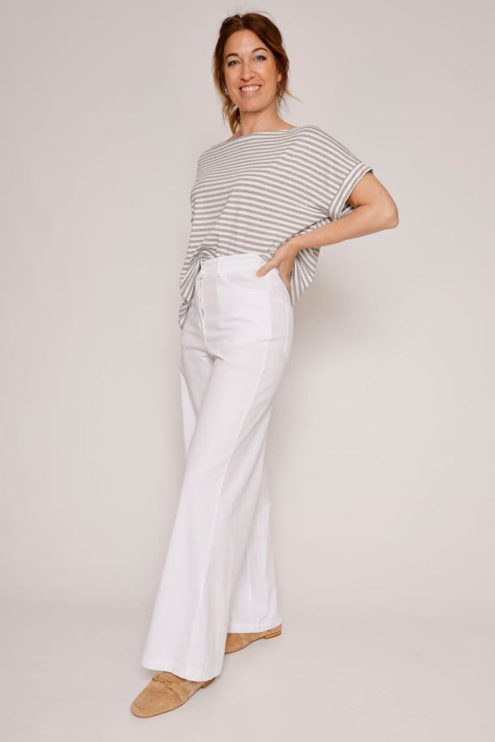 CAMISETA P26BU415-BLANCO/GRIS