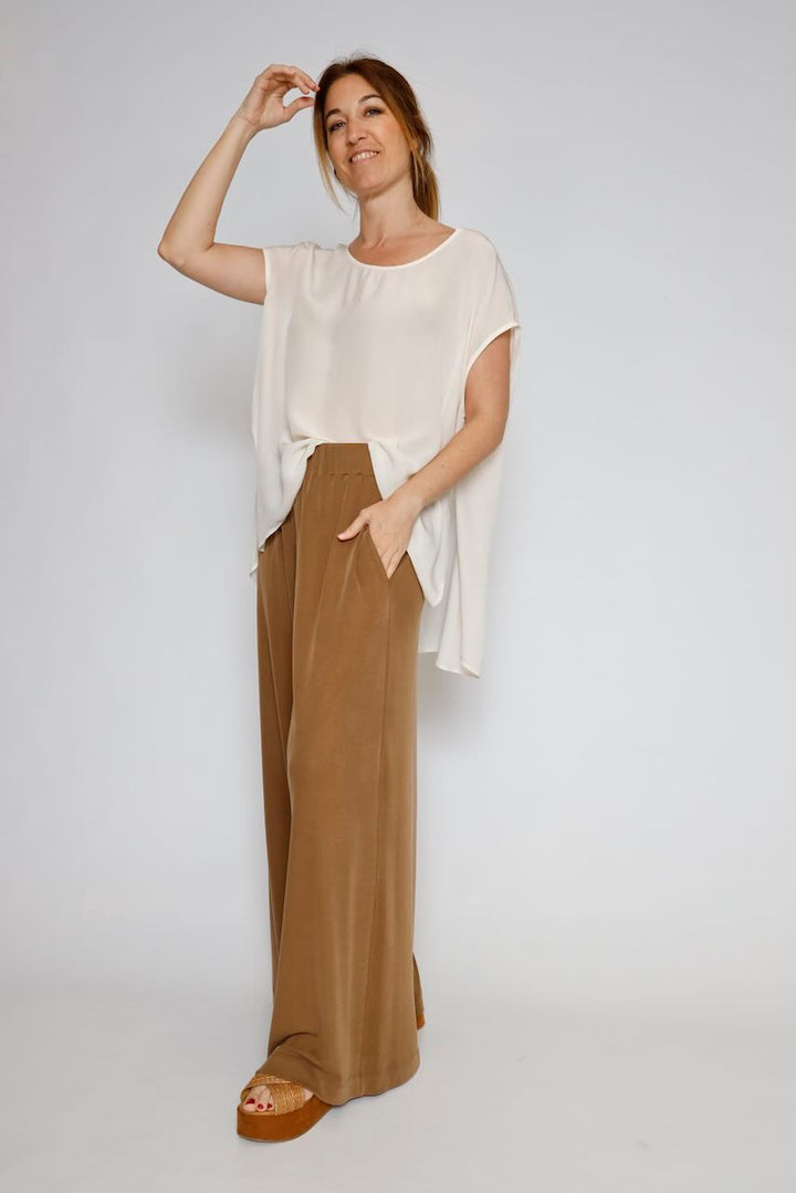 BLUSA/LARGONA P26AN003-LATTE