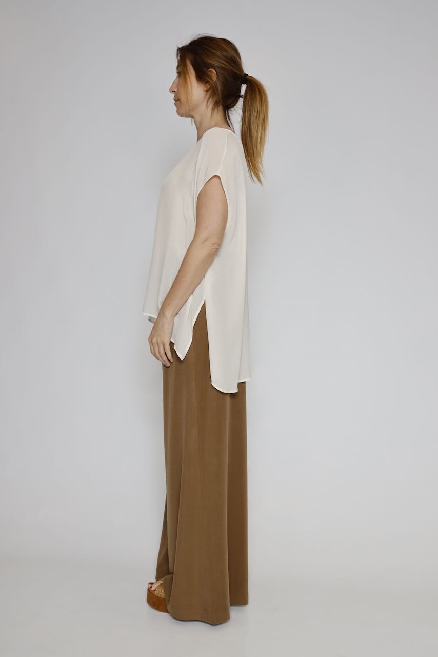 BLUSA/LARGONA P26AN003-LATTE