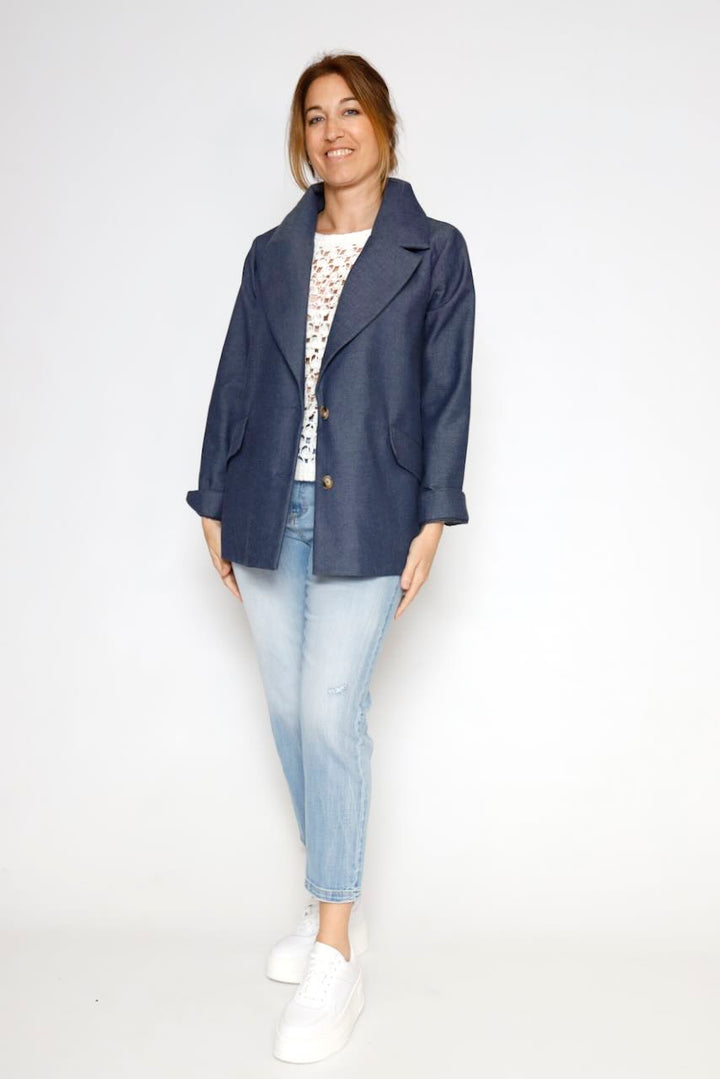 CHAQUETA S26M312-MARINO