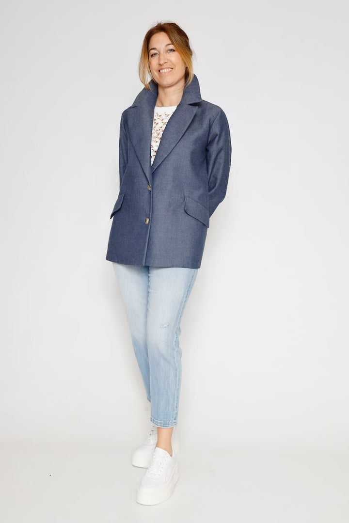 CHAQUETA S26M312-MARINO
