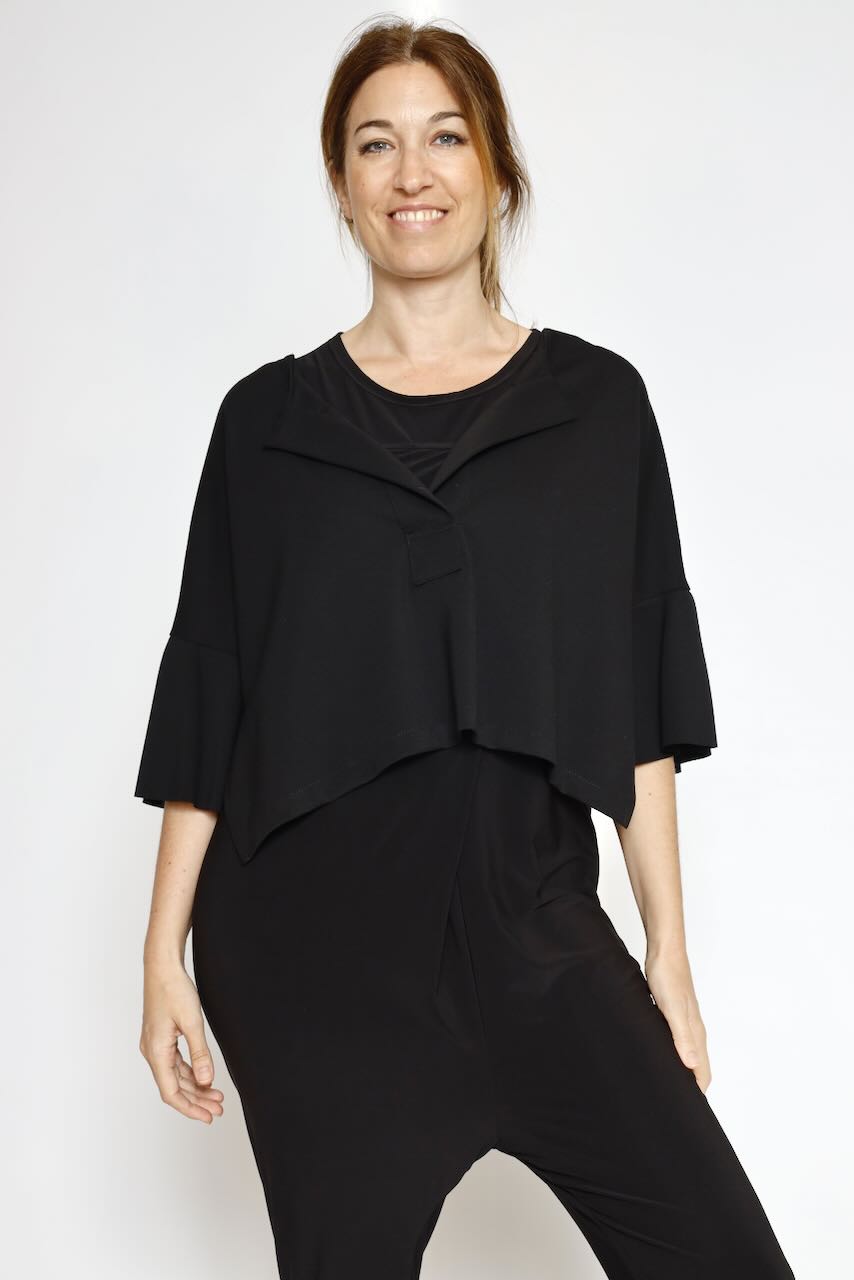 CAMISETA OVER TL60FAE-NEGRO