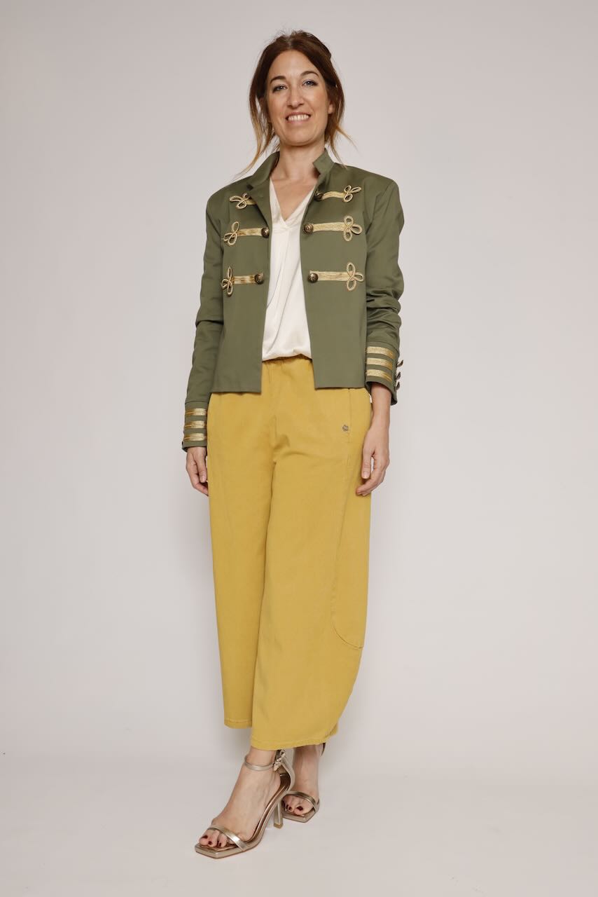 PANTALÓN P3OFCJMC17-MOSTAZA