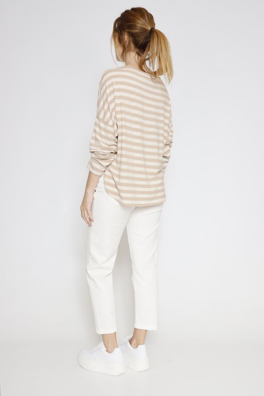 CAMISETA P26AN409-BEIGE/LATTE