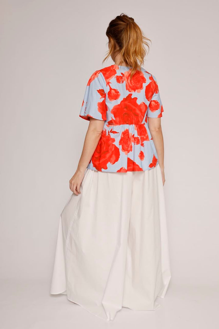 BLUSA BY10248-AZUL/NARANJA