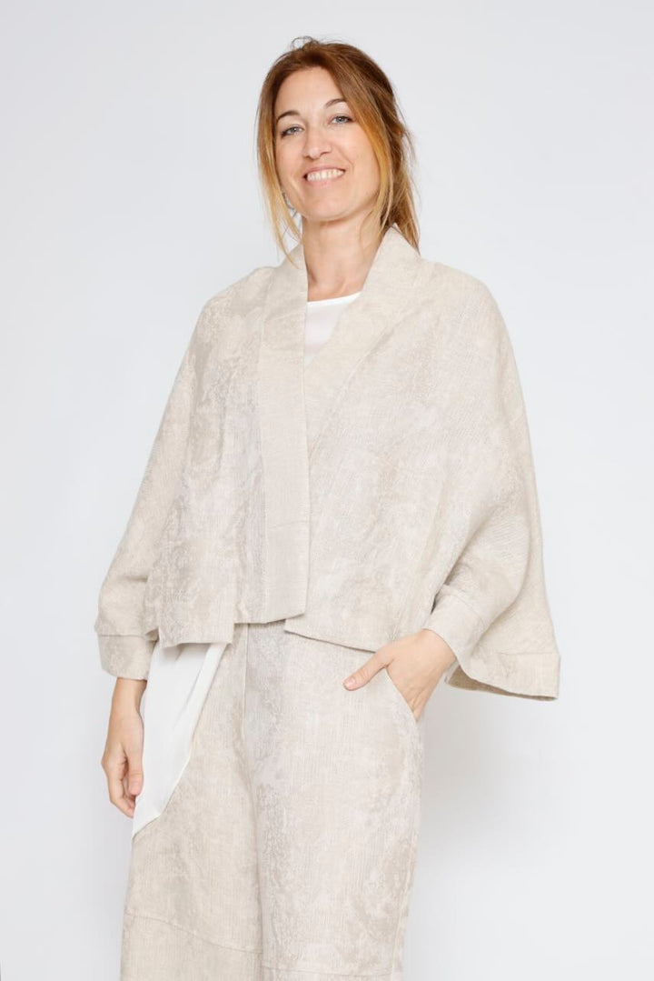 CHAQUETA P6BM6286-BEIGE