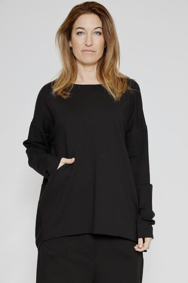 CAMISETA BOLSILLO A2UU0584-NEGRO