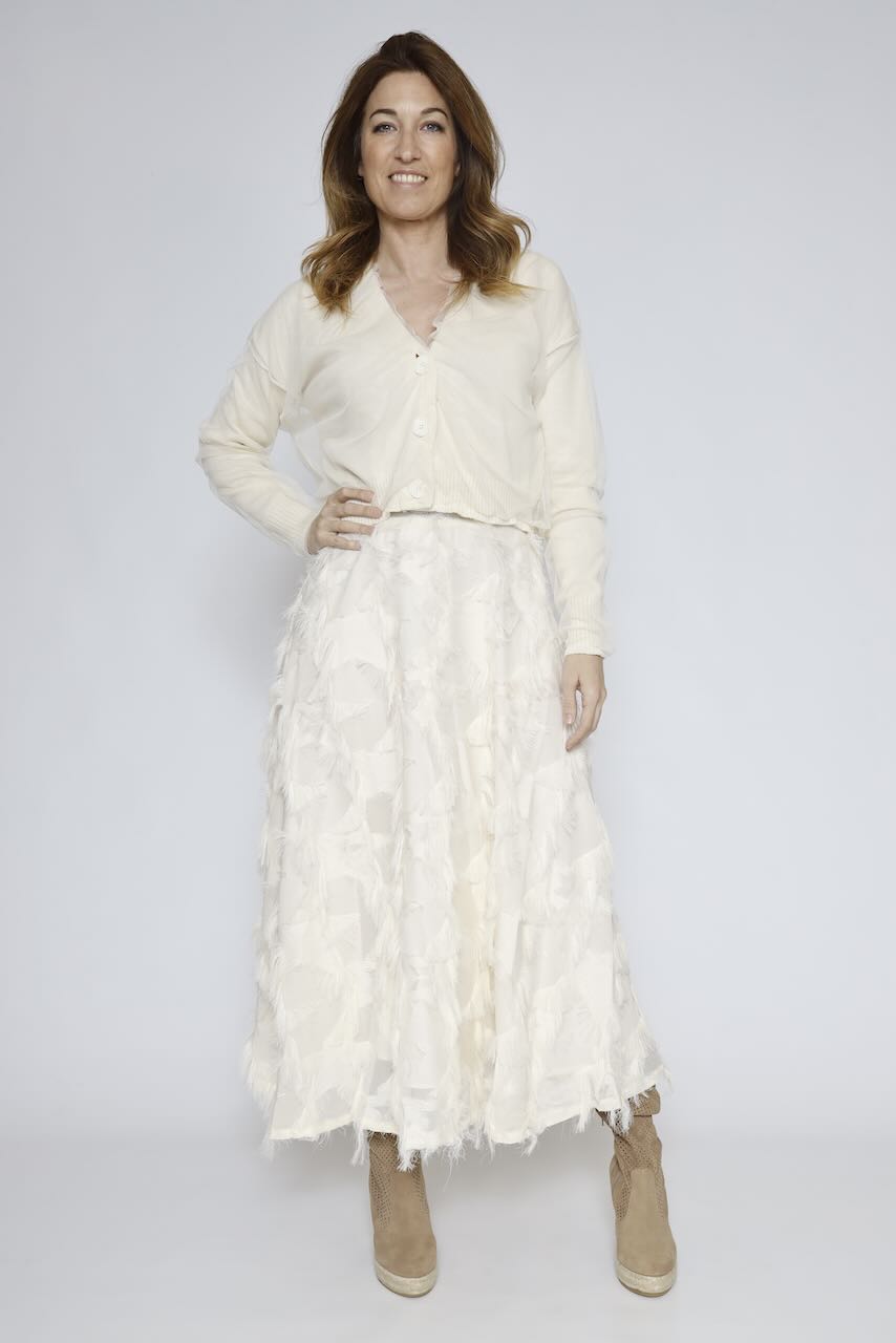 CHAQUETA M79565P072-LATTE