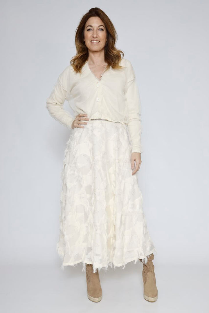 CHAQUETA M79565P072-LATTE