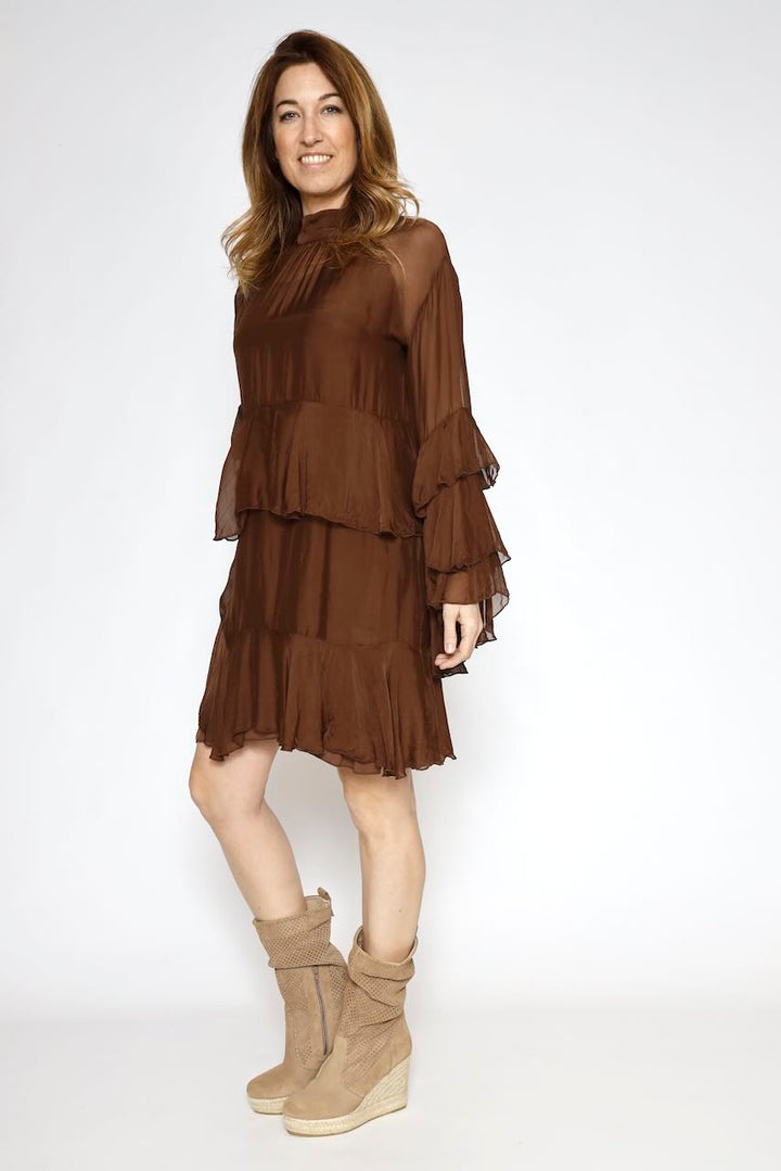 VESTIDO RP8CF19-MARRON