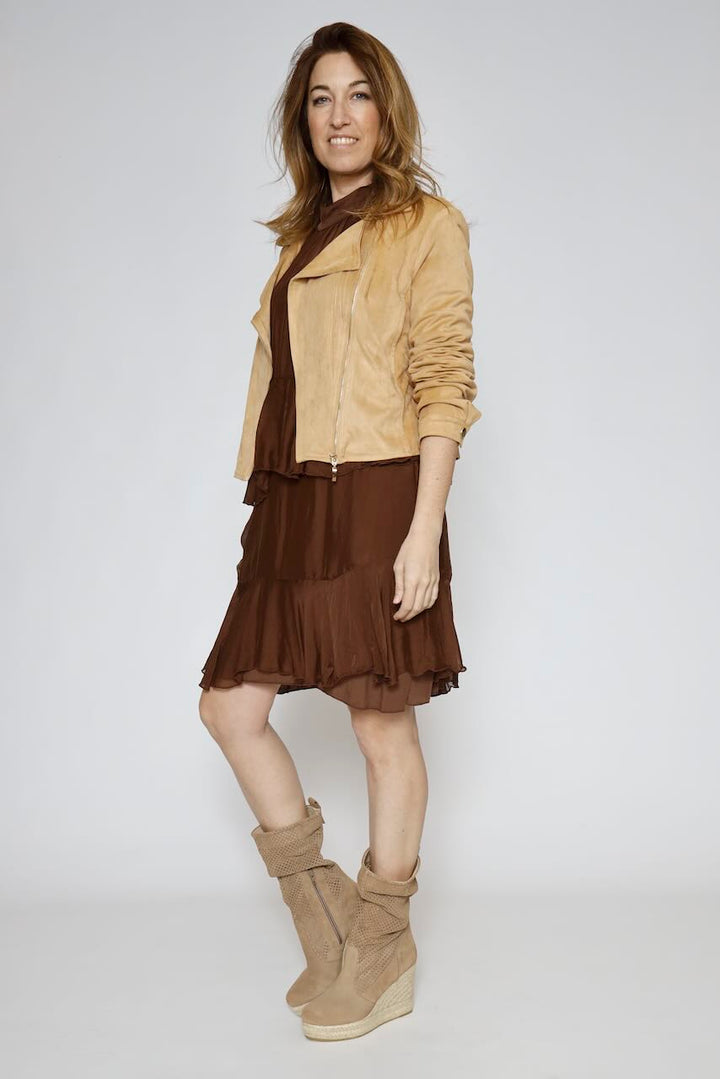 VESTIDO RP8CF19-MARRON