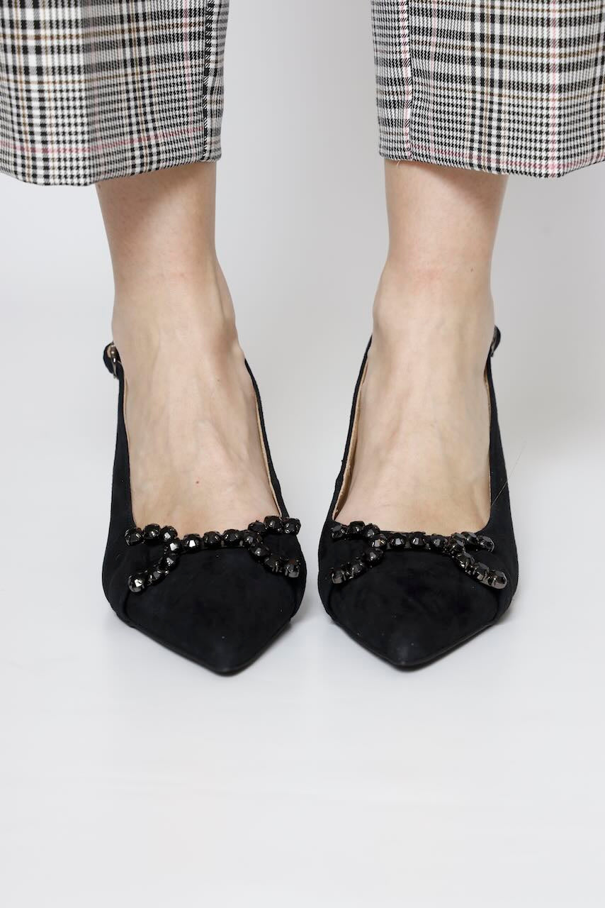 ZAPATO DESTALONADO V250659-NEGRO